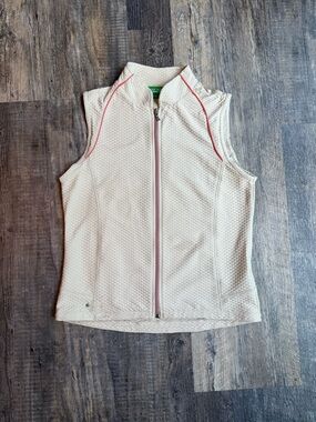 Tail Tech Golf Women’s Vest Beige Textured Small S